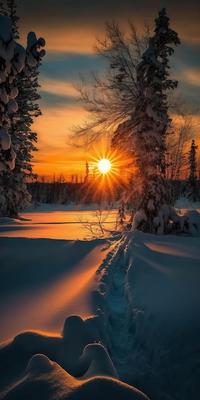 Удивительная природа - Зимний рассвет. ❄️💖 | Facebook