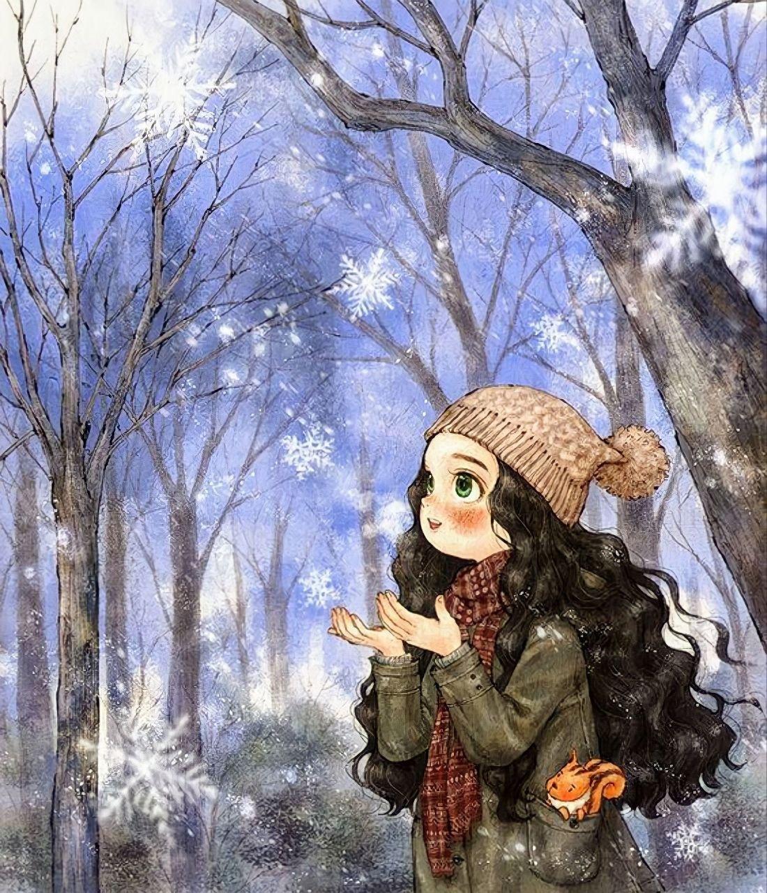 Рисунок \"Зимушка зима\", автор Морозова Оля