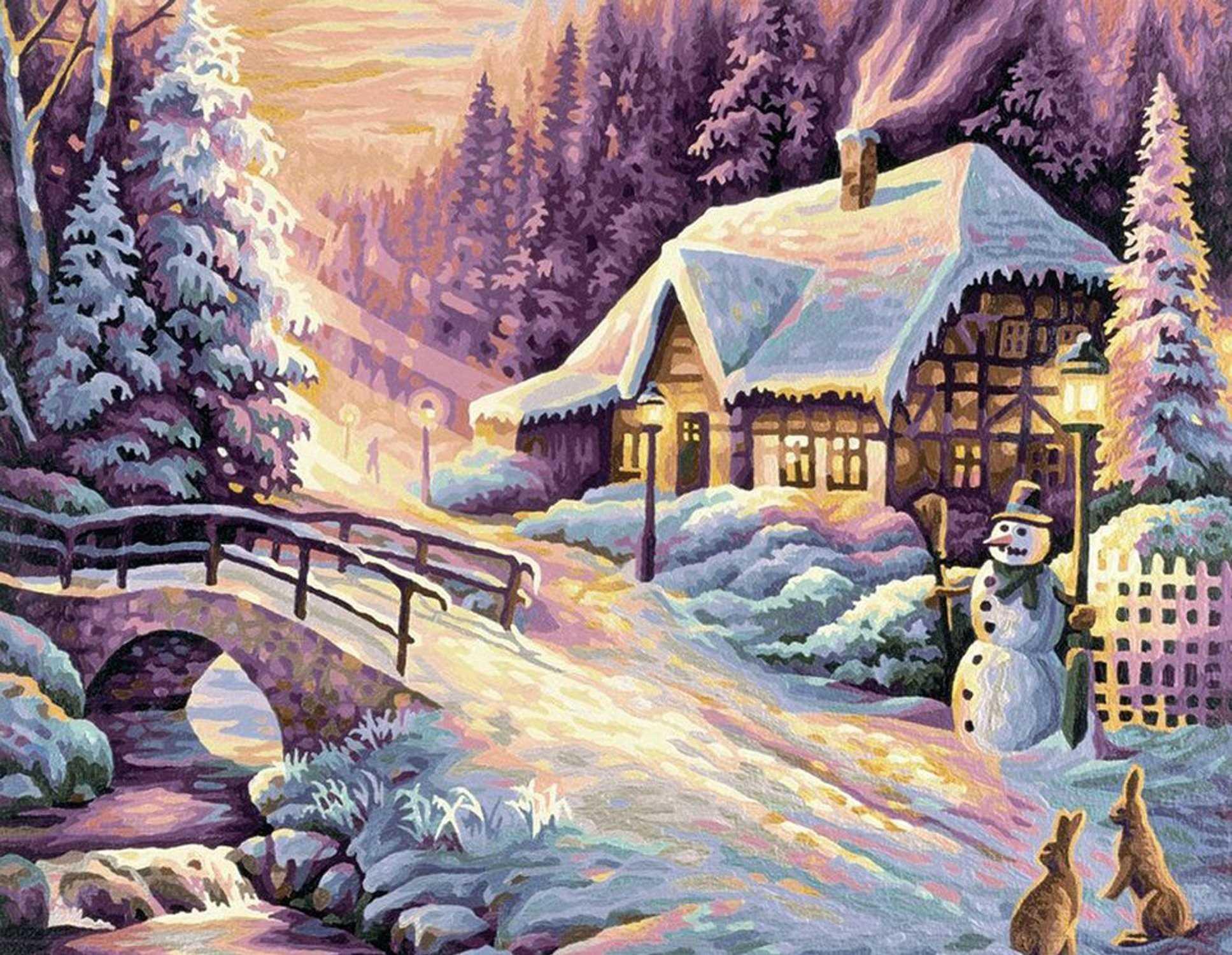 Зимний свежий дизайн девушки и снеговика PNG , зима, Рисованной, девушка  PNG картинки и пнг PSD рисунок для бесплатной загрузки