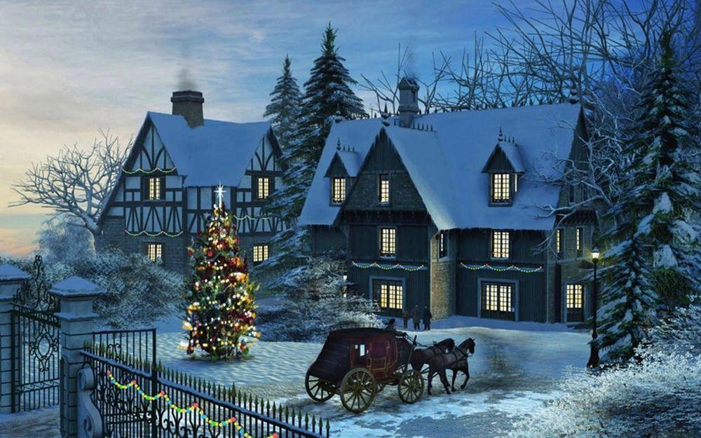 Открытки с Рождеством 2024: Зимняя сказка мечтаний и радости! | Рекламное  агентство \"Выгодно\" | Дзен