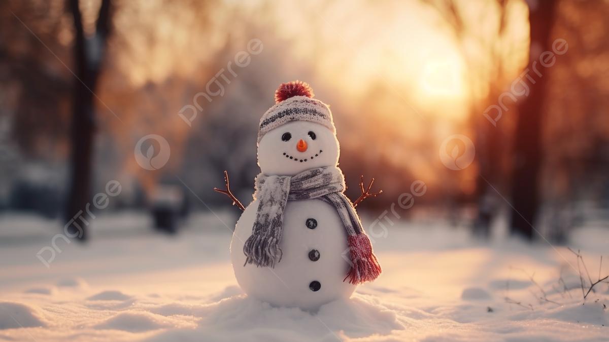 зимний снеговик красивый фон, зима, фон, Снеговик фон картинки и Фото для  бесплатной загрузки