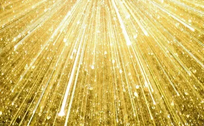 Золотой дождь, изолированные на черном фоне. векторные золотые текстуры  зерна праздничные обои | Премиум векторы