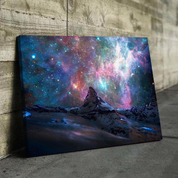 Фотообои Звездное небо и луна Nru95630 купить на заказ в интернет-магазине